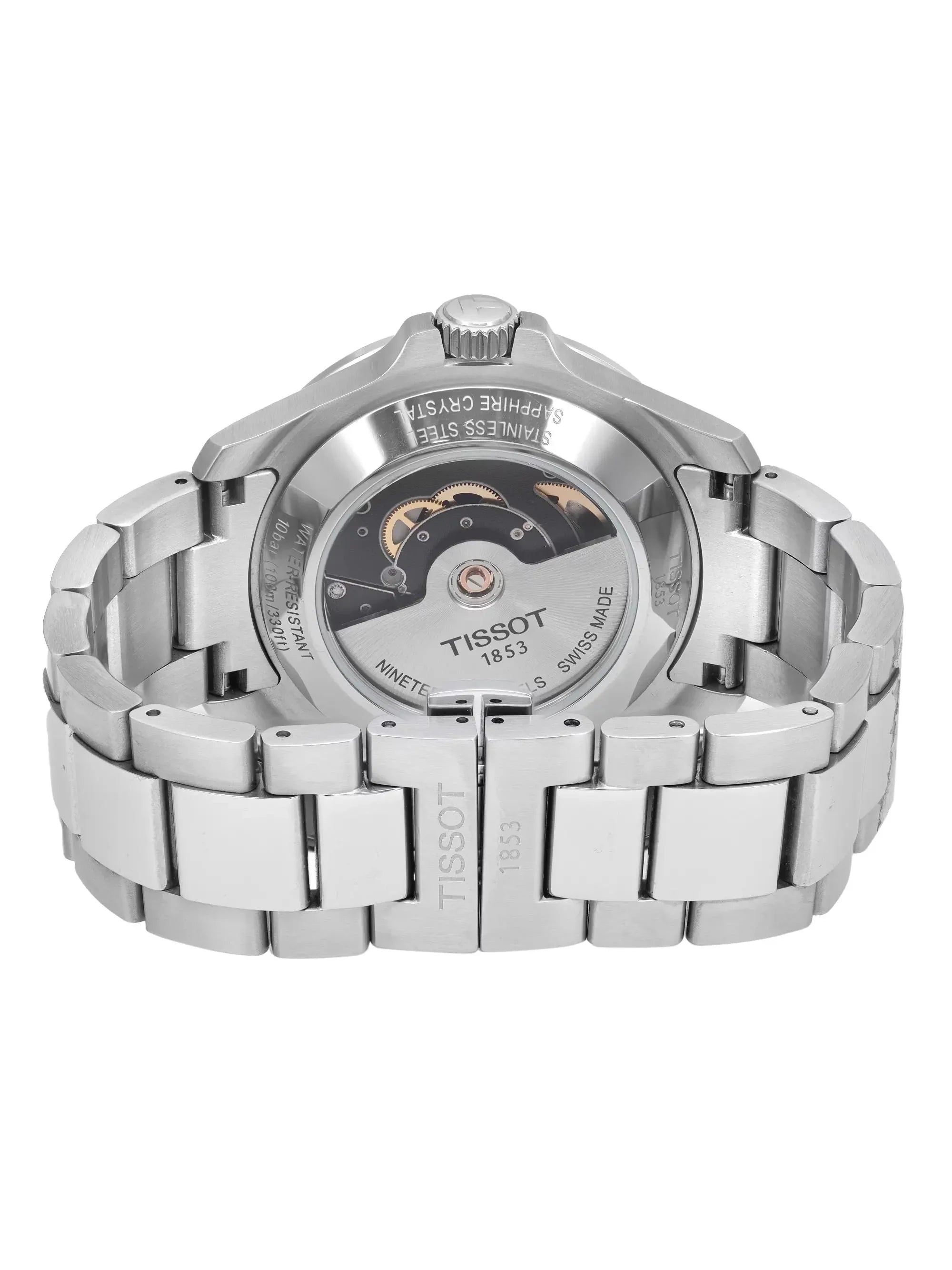 T106.407.11.031.00 Swissmatic Dial Tissot V8 Watch Steel Automatic Men Silver