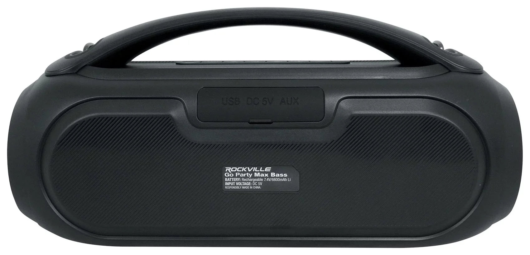 Bluetooth w/Wireless Link BASS (2) MAX LED Speakers Portable Rockville PARTY GO