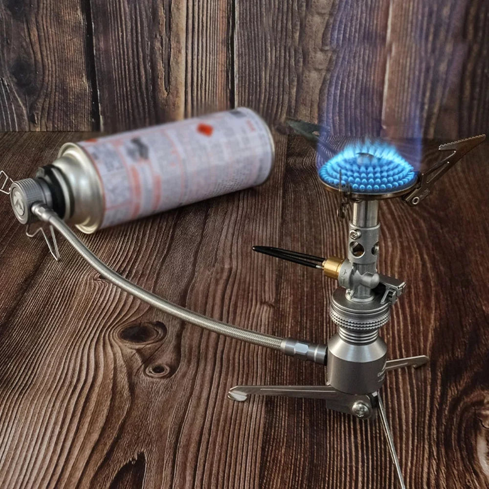 Equipment Camping Connector, Butanes for Canister CAMPINGMOON Portable Stove Cooking Tripod Adapter Camping