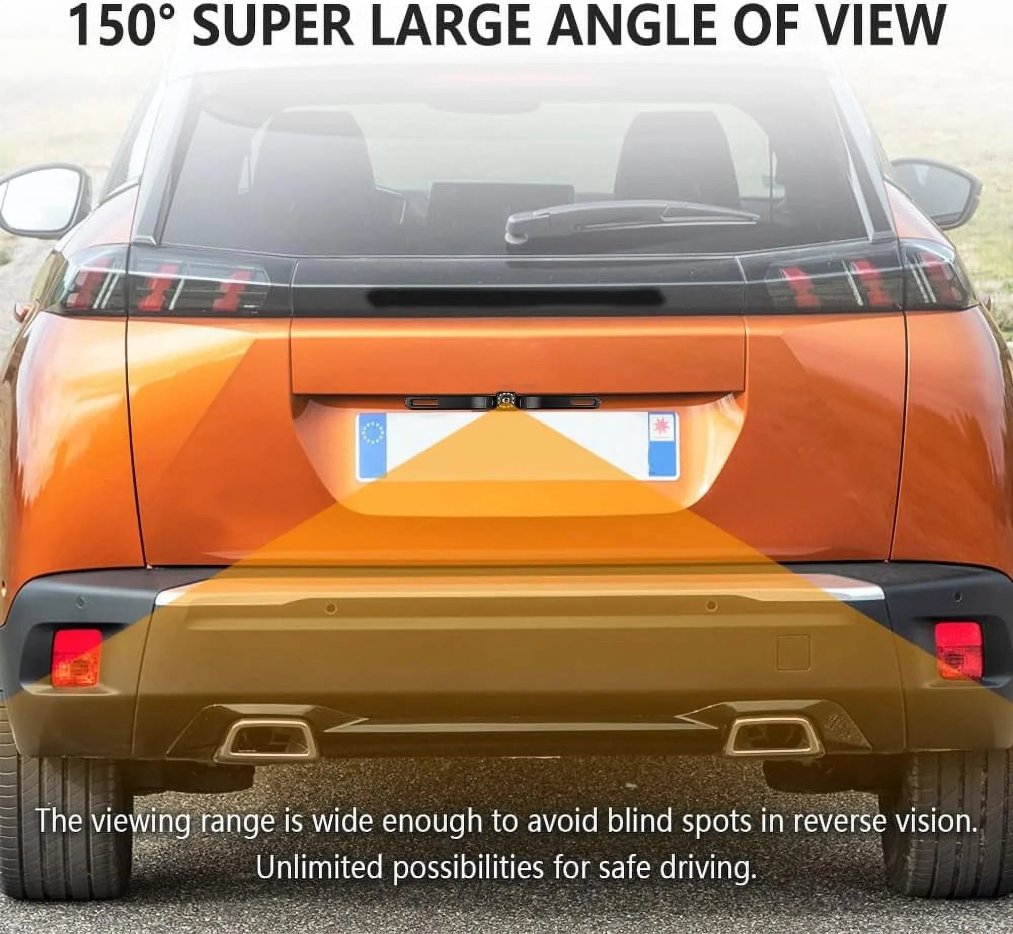 Angle Vision Camera,12 Night HD Car,with Camera Camera,150°Wide Backup Multiple Car for Backup Reverse