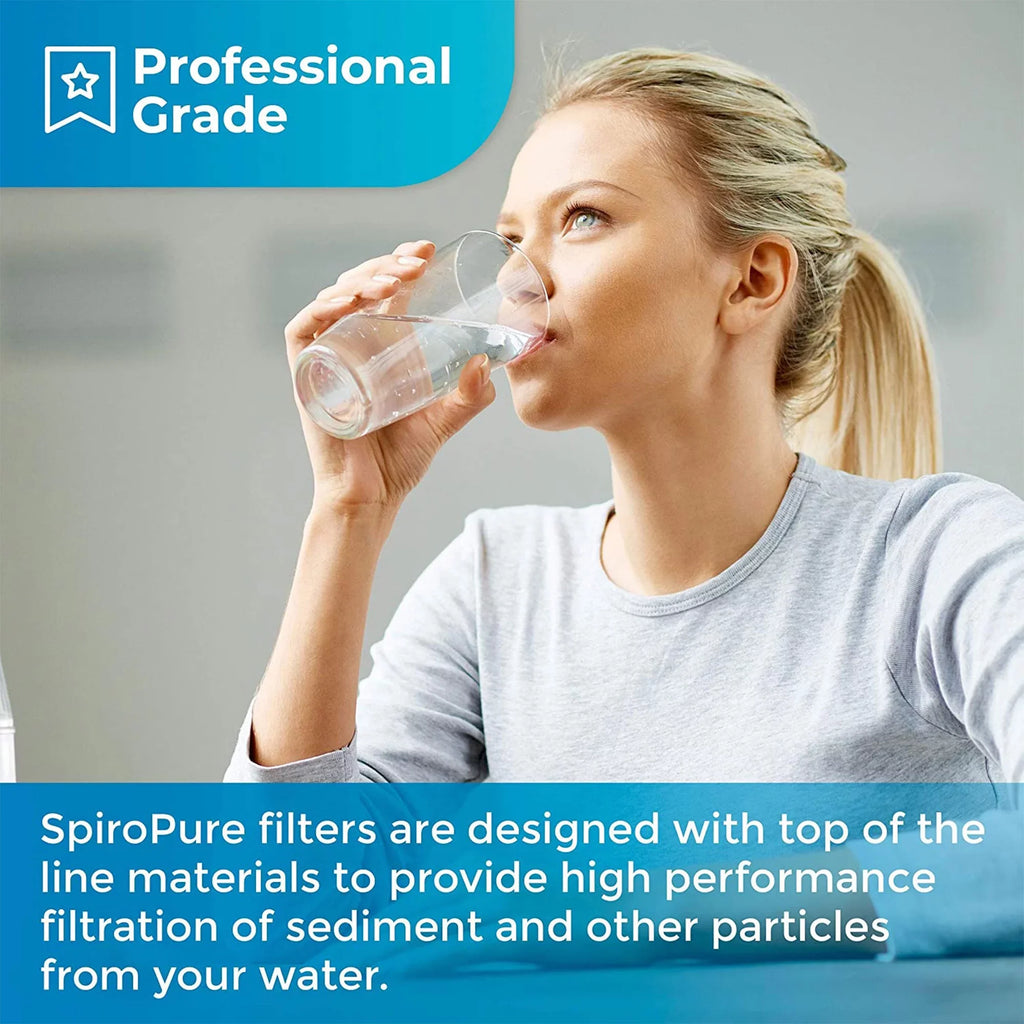 20 Dual (6 Micron Filter, Pack) SpiroPure Polypropylene 5 Gradient x 4.5"