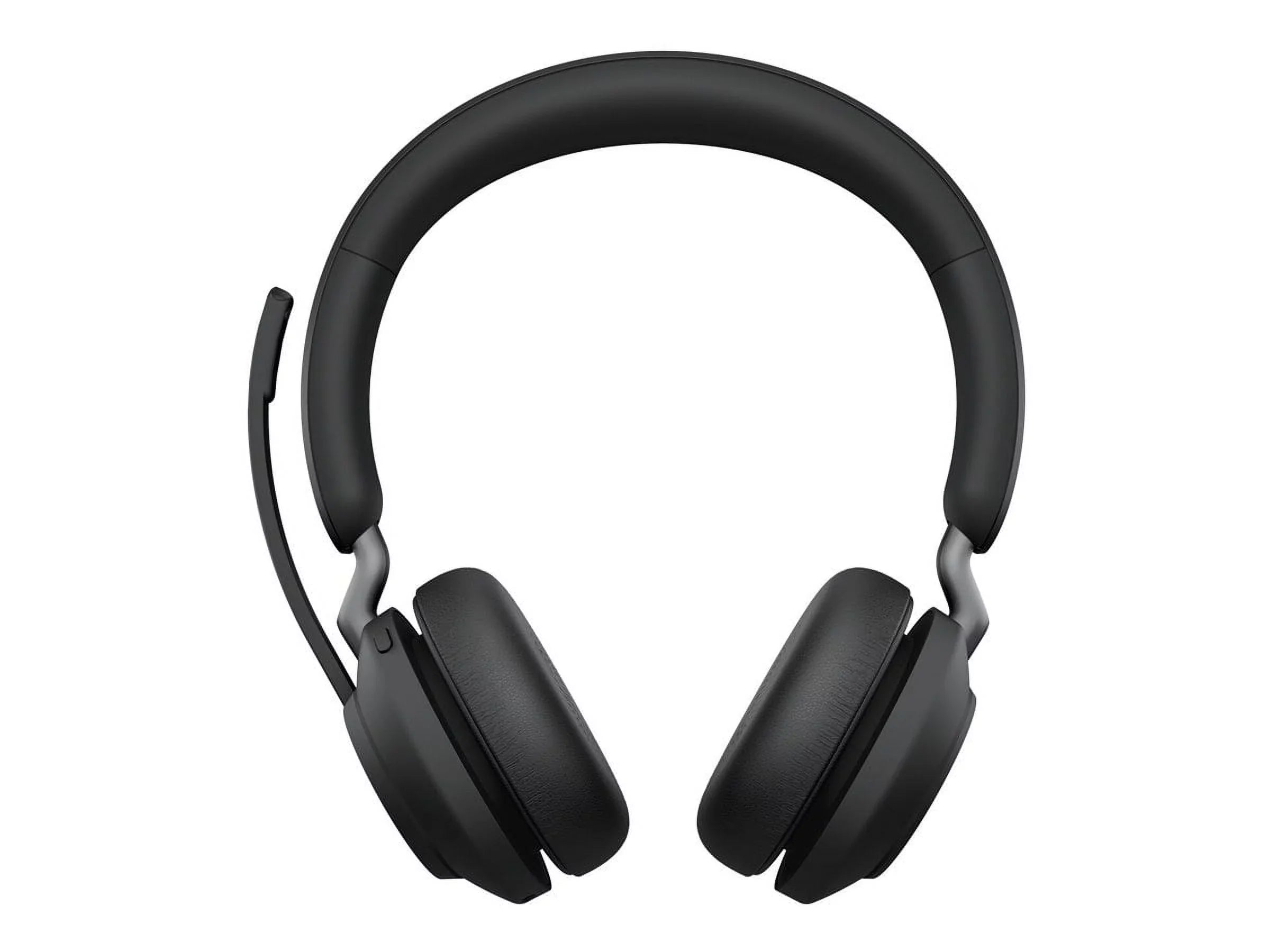 Circumaural Charging 65 Evolve2 Teams Jabra USB-C - MS Headset USB-C with Stereo Stand Connector Black -