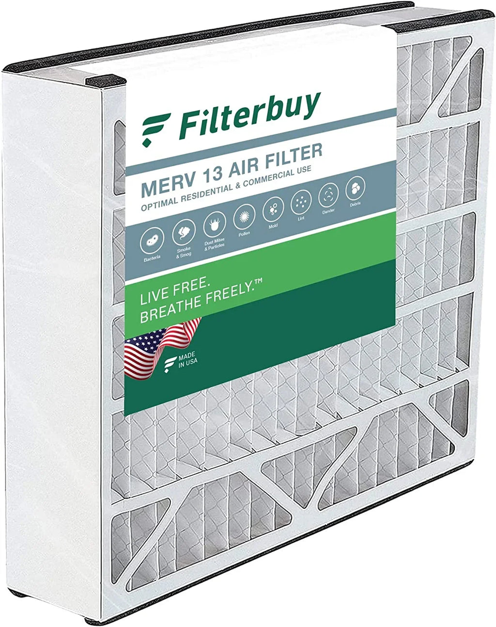 for HVAC 255649-105 16x25x5 AC 13 (1-Pack) MERV Filters Pleated Air Bear Trion Furnace Air Filterbuy