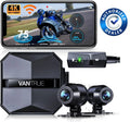Card) (4K 1080P) Dashcam F1 | 4K GPS | Parking Motorcycle Mode WiFi (No SD Vantrue +