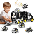 Toddler Car Car Toys 4 Age 3 for Play with Boys Construction PayUSD 6 1 Kids in 5 Construction & for 5 Playset Old Police Year Gifts Toddlers 3-5 Accesoories, Boys Birthday Truck Trucks Mat Girls