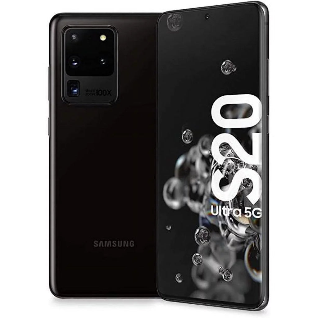 G988U New Galaxy Smartphone For Pre-Owned Samsung Good) S20 Ultra Like 5G 128GB - Black (Refurbished: T-Mobile