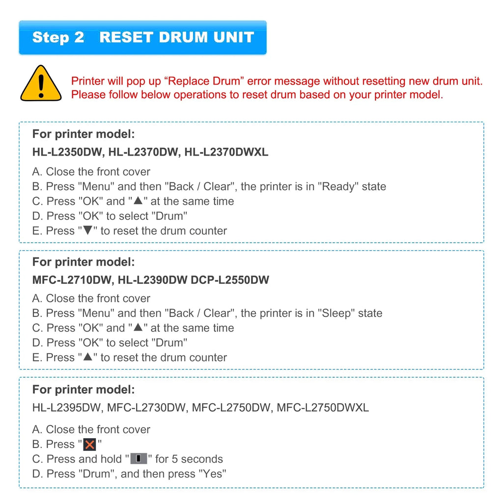 Cartridge Drum Yield Compatible DR730 ) DR730 TN760 for Set 2x Toner, DCP-L2550DW Unit Printer Unit High MFC-L2690DW and TN-760 Drum HL-L2350DW Toner Black (3x Brother MFC-L2710DW