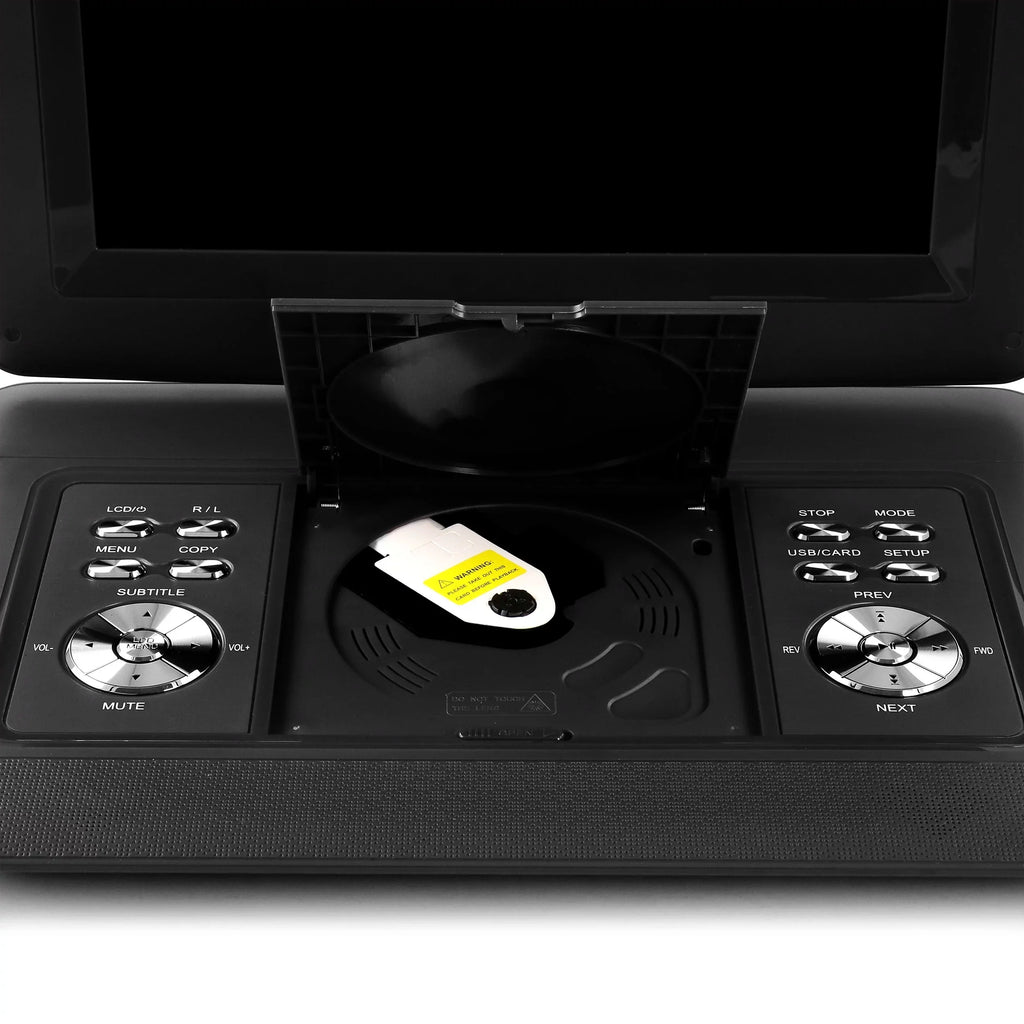 and DVD USB,SD,AV,HDMI Inch Trexonic with Inputs Swivel 14.1 Portable Player TFT-LCD Screen