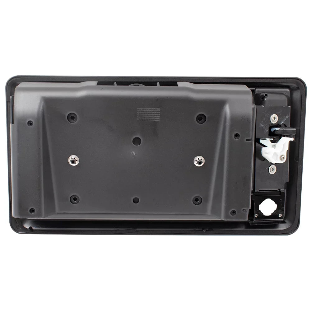 w/ w/ 09-14 Brock Replacement Econoline License Passengers Bracket Compatible E-Series Textured Camera Door Outside Handle Back Plate Rear with Van 9C2Z15434A20BA