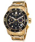 Pro 21922 Diver Quartz Hand Watch 3 Men's Invicta Dial Black