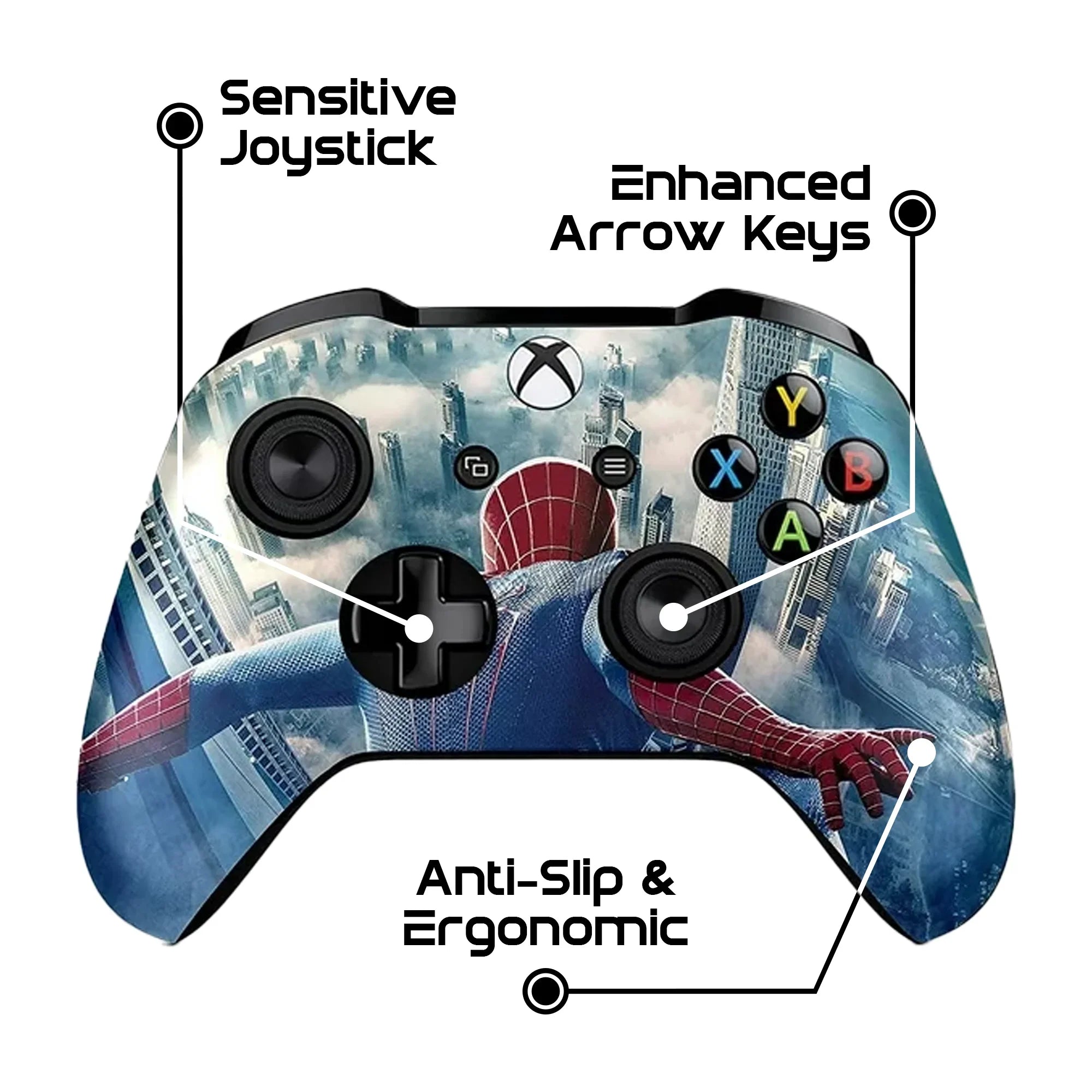 '- with Windows One Controller Custom Xbox Works DreamController Xbox One One Custom Wireless Bluetooth One Anti-Slip Custom 10, with Controller Xbox Original Controller S/Xbox X/PC/Laptop Gaming with