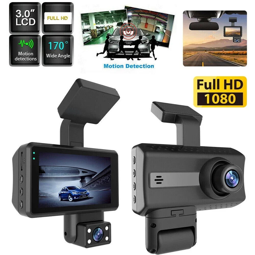 G Sensor Cam Dash Rear Car Recorder Camera Dual Lens and Front Onemayship Video 1080P DVR