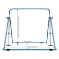 Home Bars Equipment Gymnastics Gymnastics Junior Training Adjustable Expandable Gymnastic AKaSping Folding Bar for Horizontal Kip Kids Height Floor Training Practice for Bars Indoor