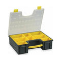 2HFT2 1/2 in Compartment Box,Black/Yellow,4 Westward