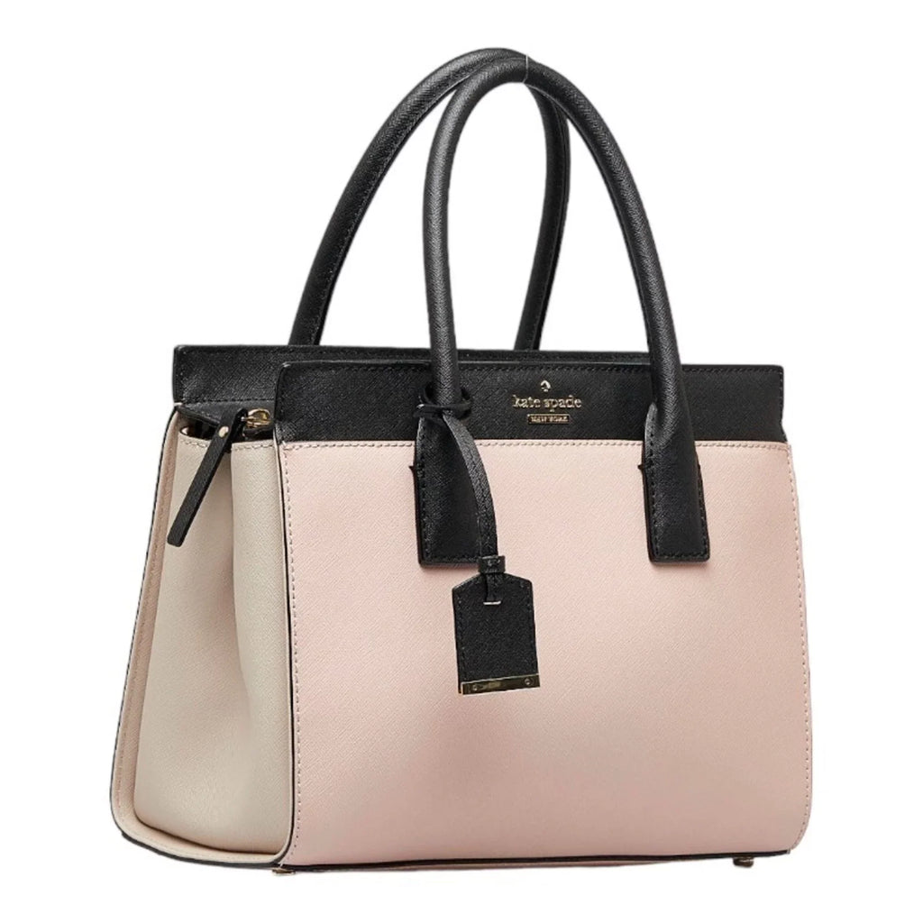 pink handbag PXRU5957 STREET spade black CAMERON Spade leather Pre-Owned SMALL Kate (Good) ladies CANDACE