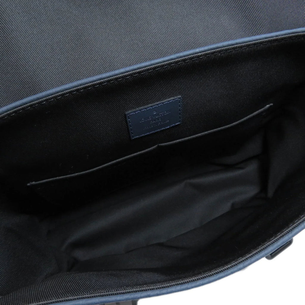 Bag Men's Leather Taurillon (Good) Vuitton Pre-Owned M58475 Christopher Shoulder Louis