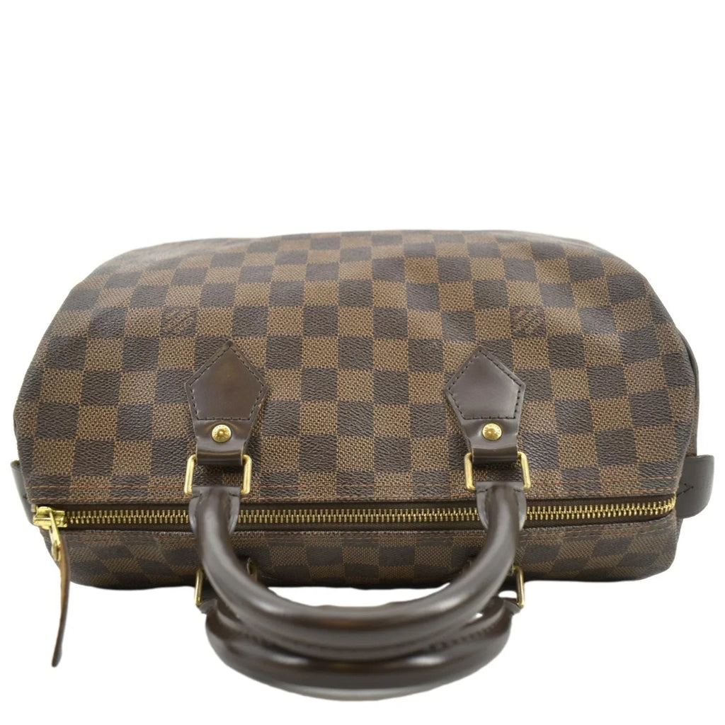 Ebene Pre-owned Brown VUITTON 25 Damier Speedy LOUIS Bag Satchel