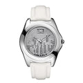 Leather White Watch Men E08504G6