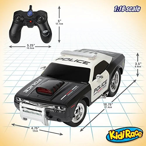 RC Police for Kids Durable, Fun Remote Control Control and to Easy Car KidiRace