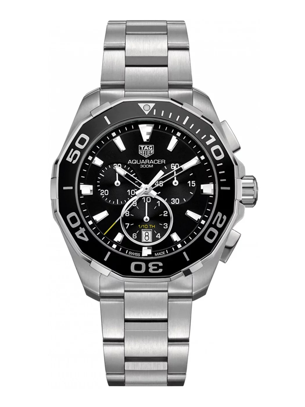 Tag CAY111A.BA0927 Dial Men's Aquaracer Black Chronograph Watch Heuer