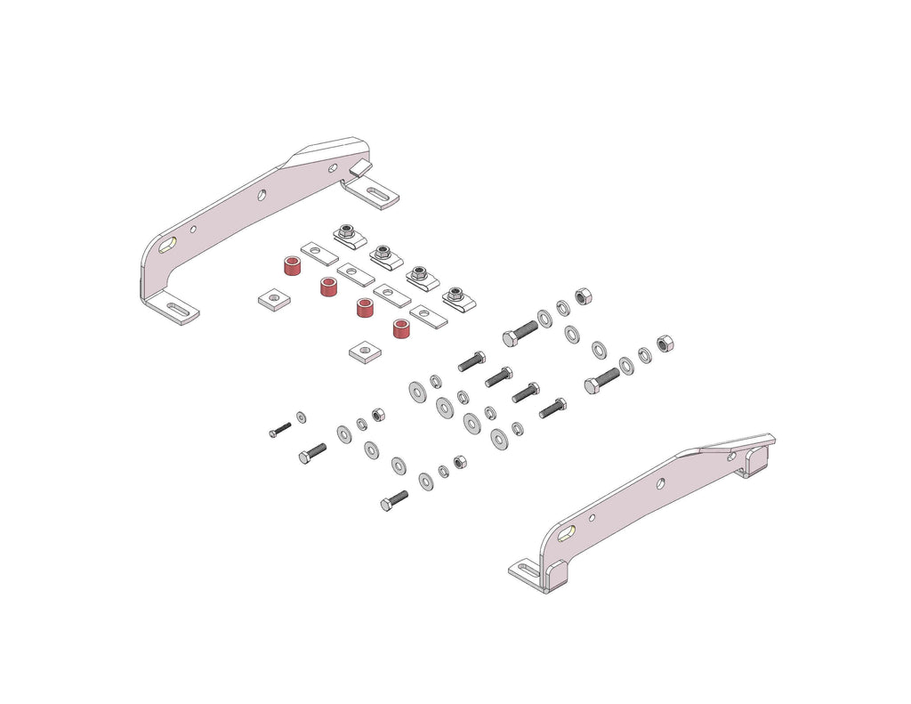 Fifth Towing Husky Bolt-On Kit Wheel Hitch Mount 31408