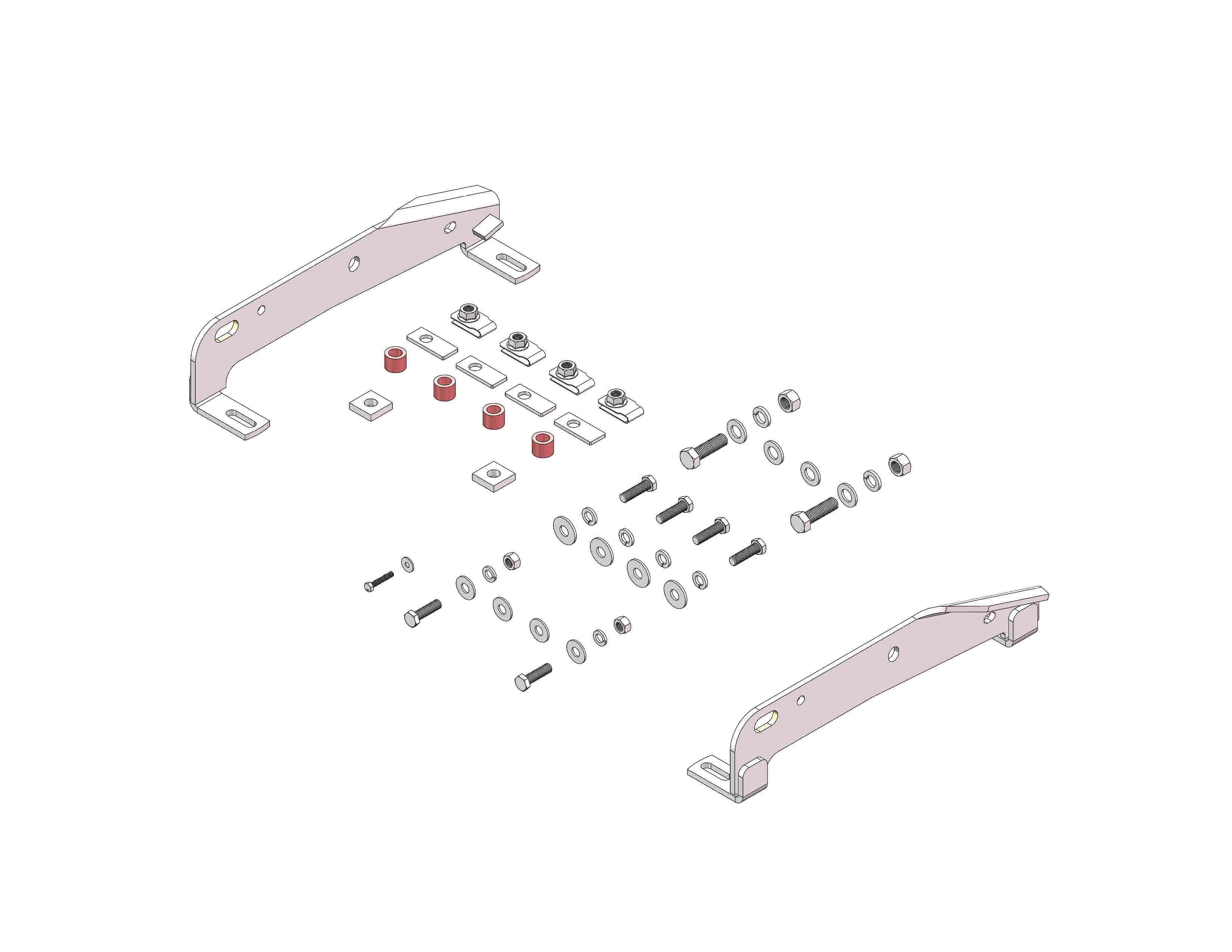 Fifth Towing Husky Bolt-On Kit Wheel Hitch Mount 31408