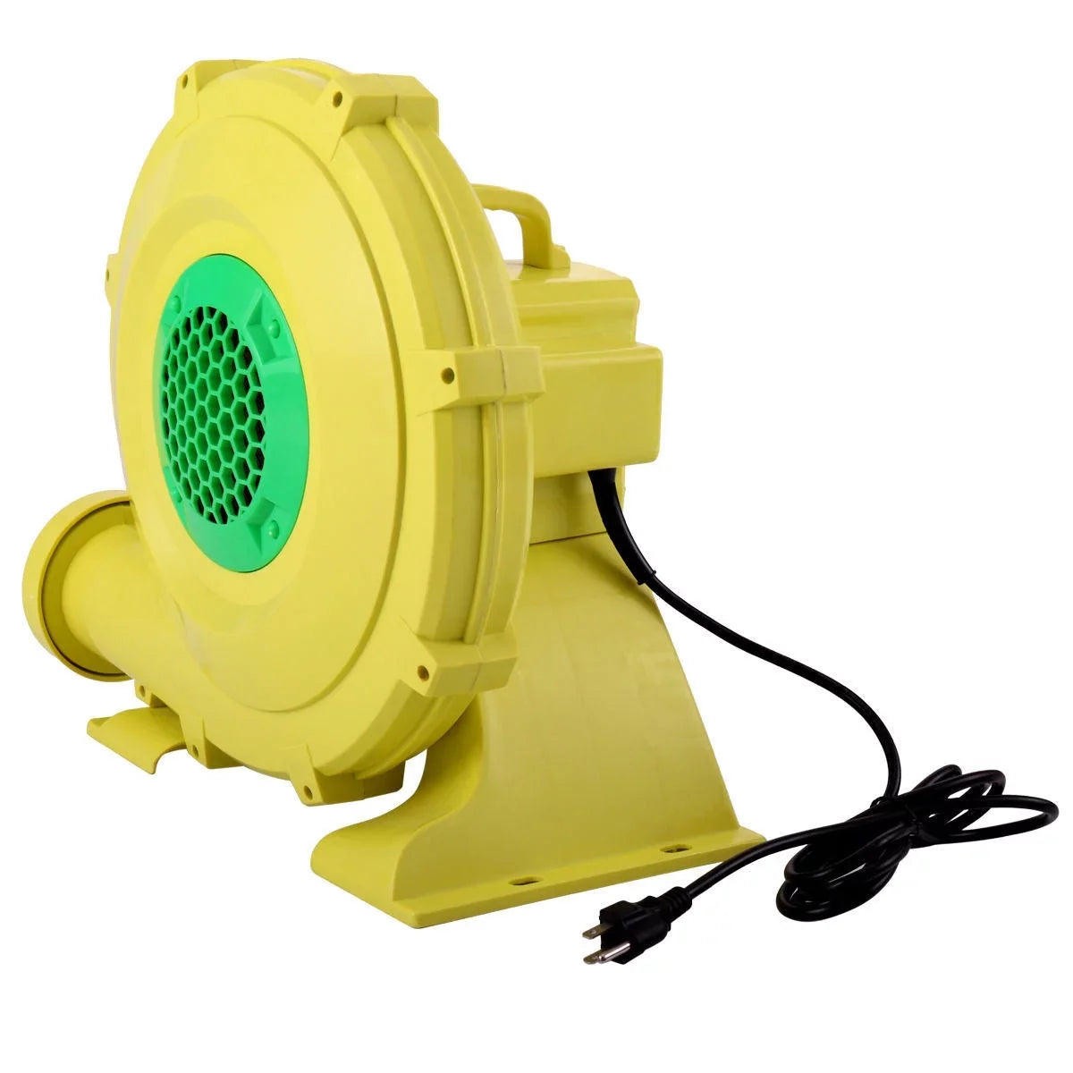 Water Blower, Indoor Fan Inflatable Safe, Castle, Air Green Pump for - Portable Yellow and Outdoor Bounce Slides,
