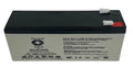 PowerCom (1 12V for Brand SPS High Pack) Ultimate PCM Battery ULT 128-32HR Rate 7.5Ah Replacement 1500