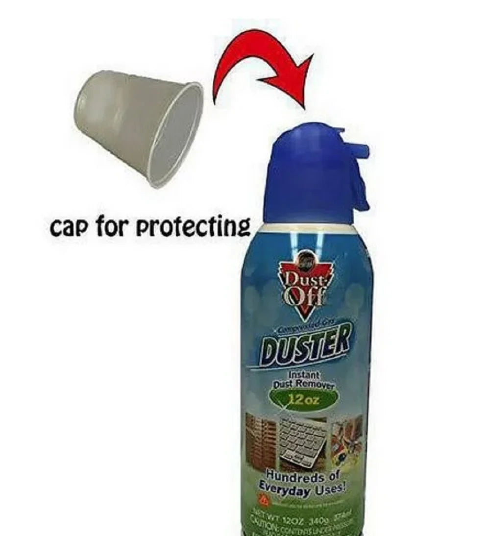 12 Duster, Gas Count 6 oz, Compressed Dust-Off
