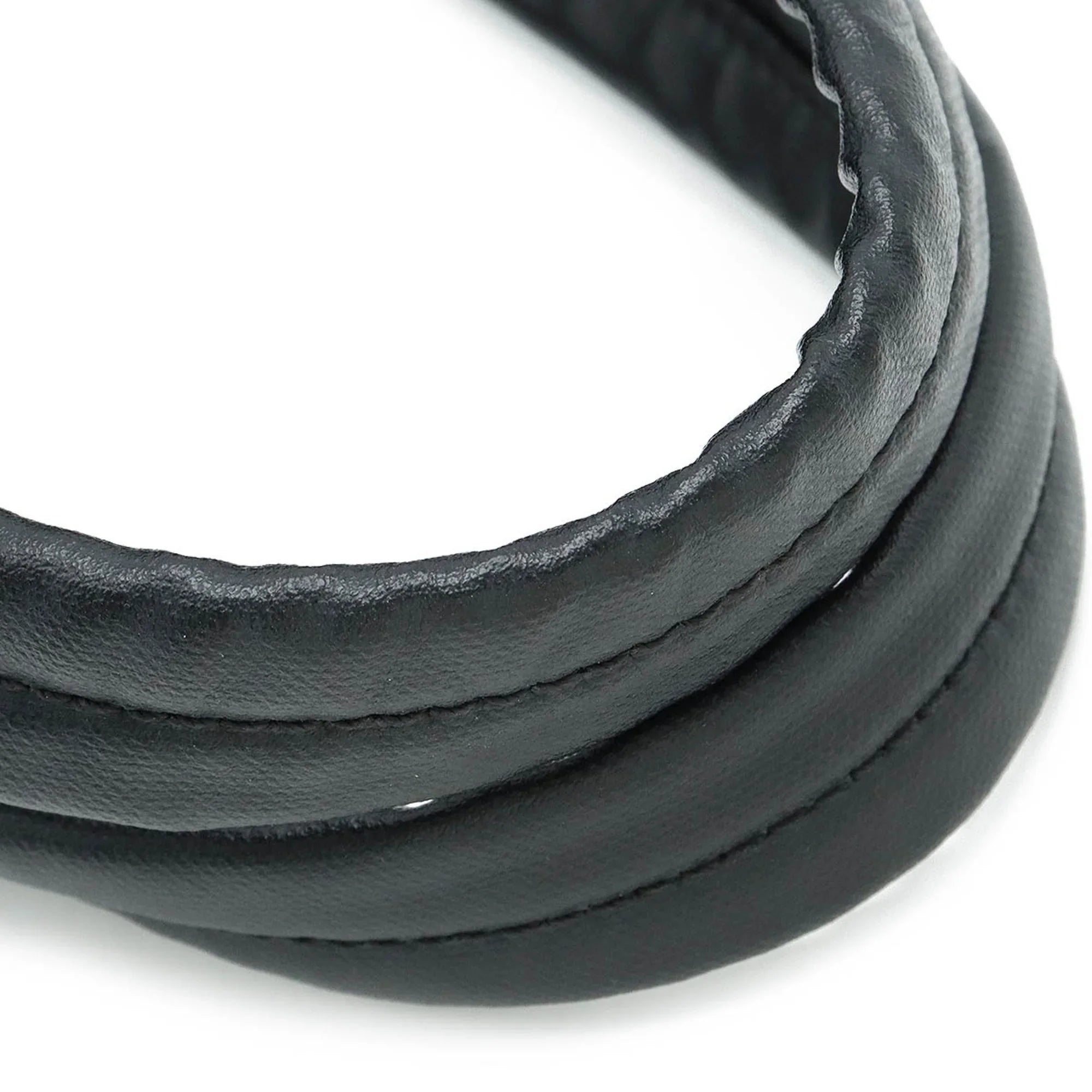 Bag Biarritz Tote Canvas (Good) CHANEL Coated Leather Paris Pre-Owned A34208 PM Shoulder Black