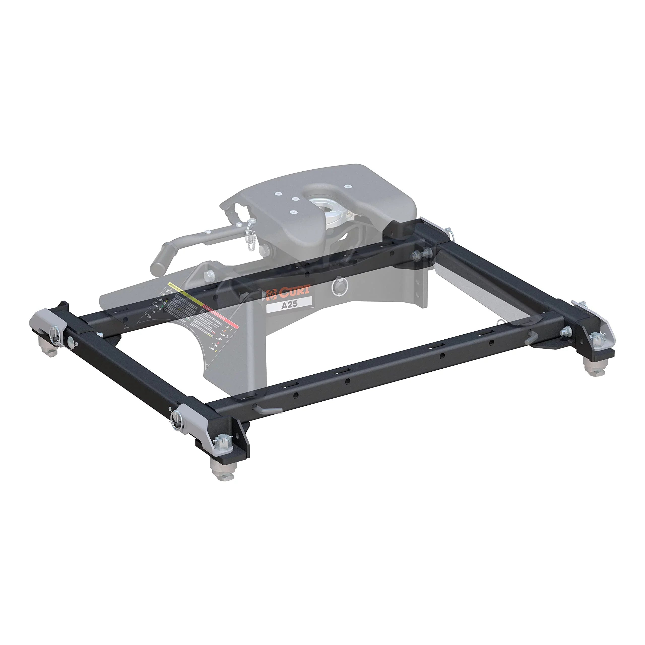 20-24 Curt Puck w/Rails, 5th Wheel Ram Adapter 16042 2500/3500 System