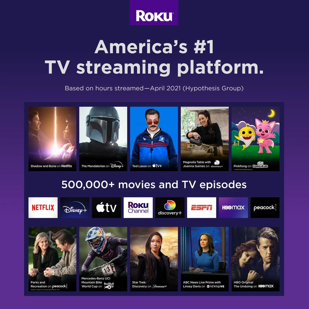 Smart Media 4K built-in onn Roku Player Soundbar Streaming with