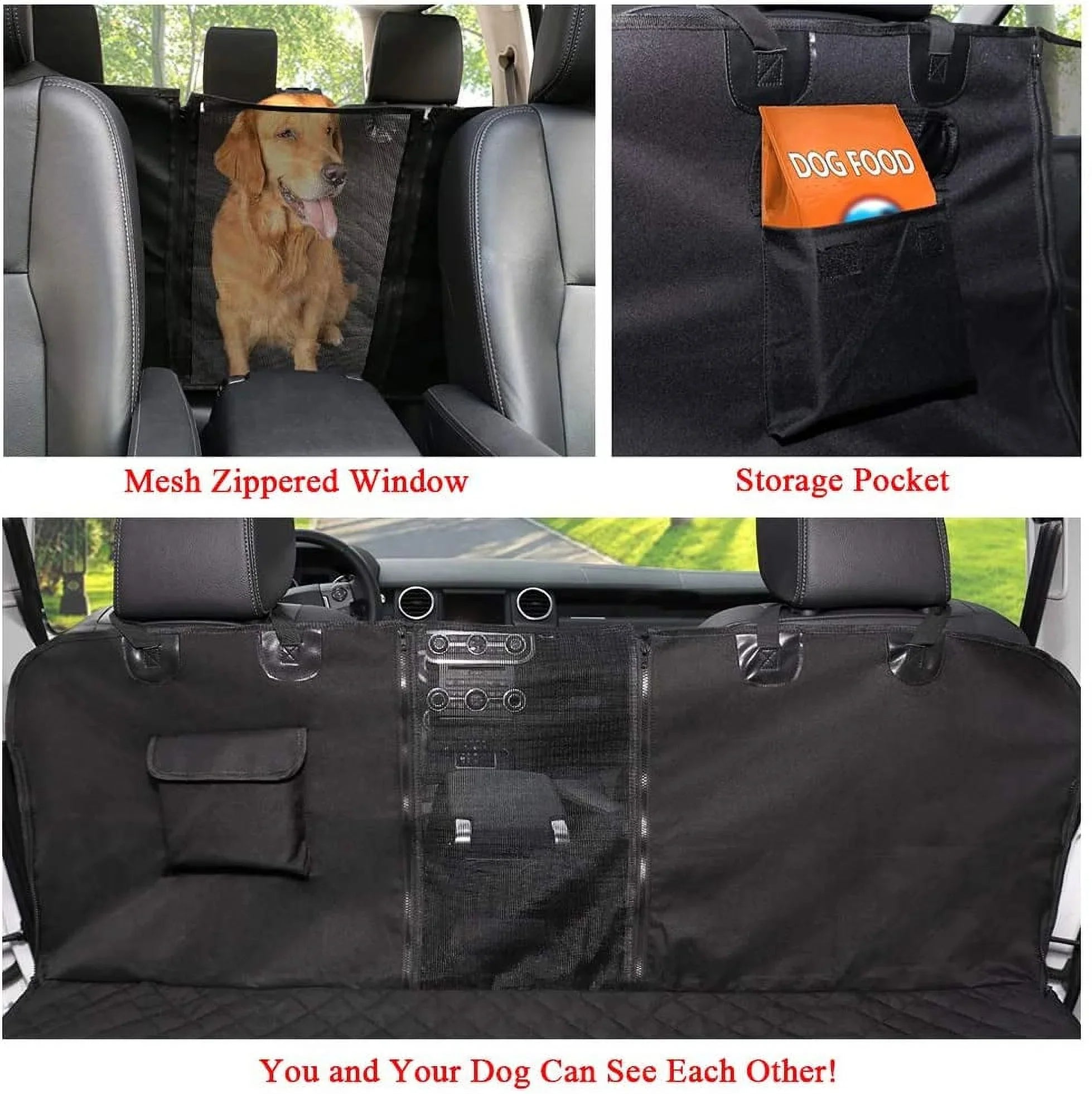 Dog Dog Protection Window, Trucks Dog Hammock Waterproof with Cars Back Mesh Dogs Covers Car SUVs Seat for Cover Seat, Car Scratchproof Cover &