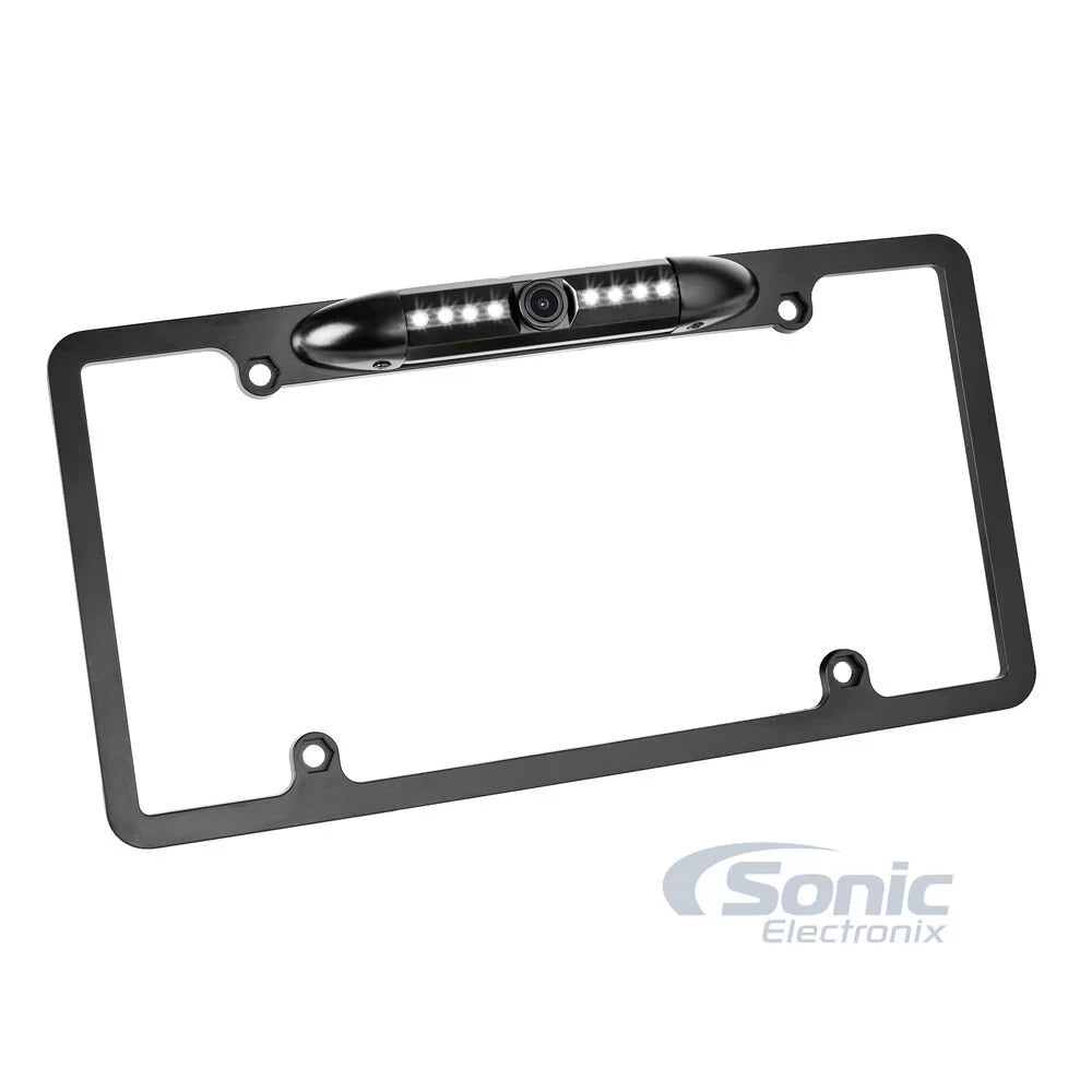 Belva License BLPCAM2 Camera Plate | Mounted Rearview Backup