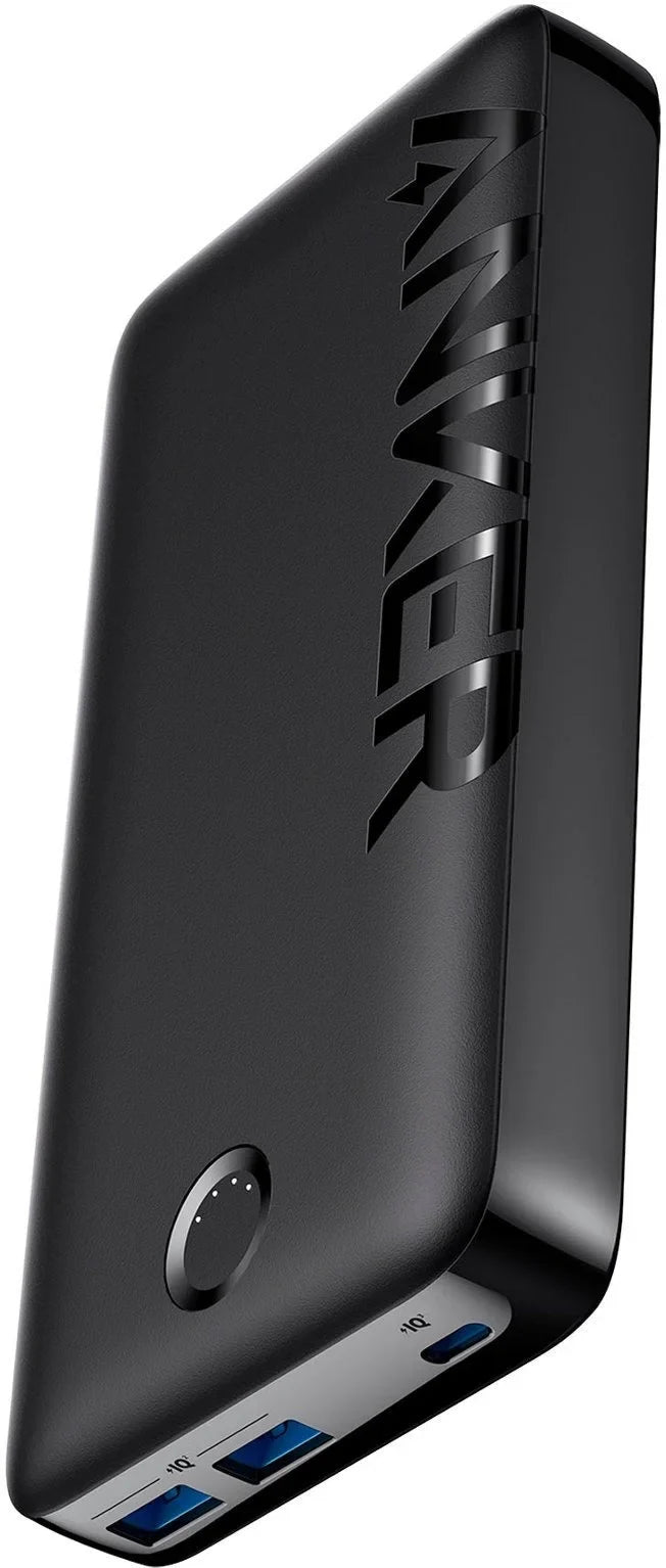 (20000mAh, Power Anker 20W, (Refurbished) Black - 1-Port) Restored - Bank
