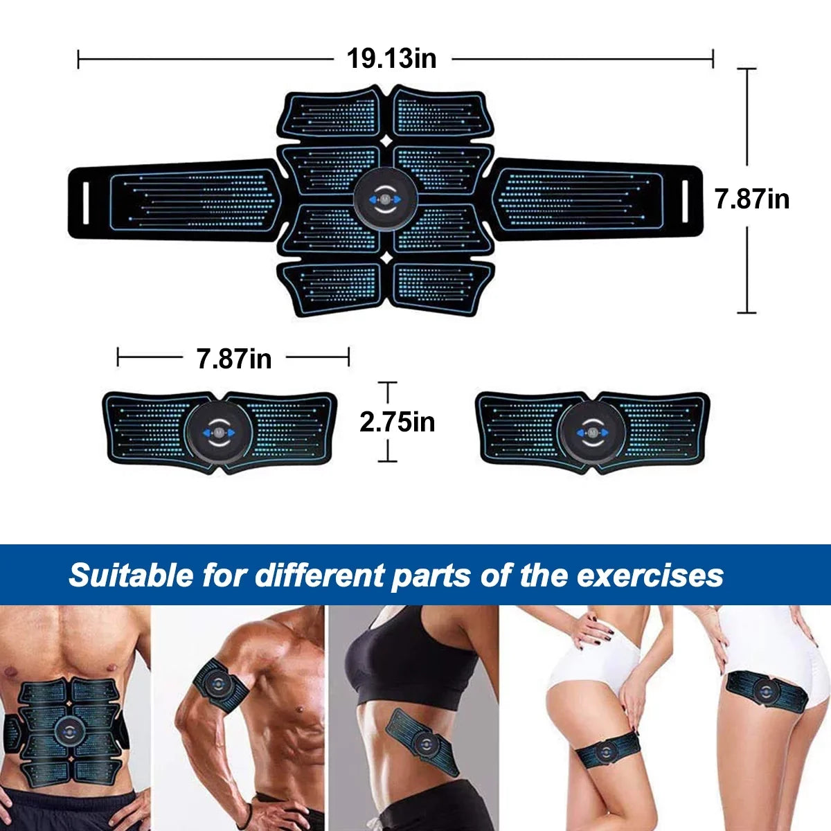 Workout Exercise Equipment, Belt Trainer, Toning ABS Abdominal Kepeak Sport ABS