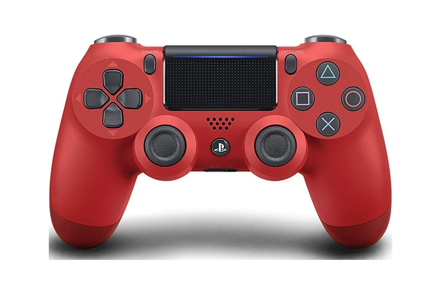 PS4 Sony For Wired Dual Gaming Controller Pre-Owned (Refurbished: Console BOLT Red Shock AXTION Bundle New) Earbuds Like +