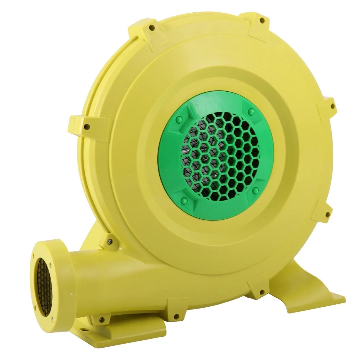 Water Blower, Indoor Fan Inflatable Safe, Castle, Air Green Pump for - Portable Yellow and Outdoor Bounce Slides,