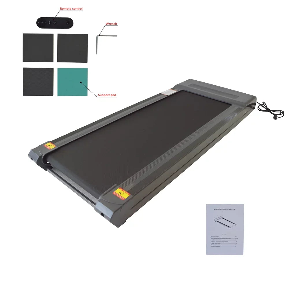 Silent Load Electric 1-8km/h limit 286.6lb Household INTSUPERMAI Treadmill