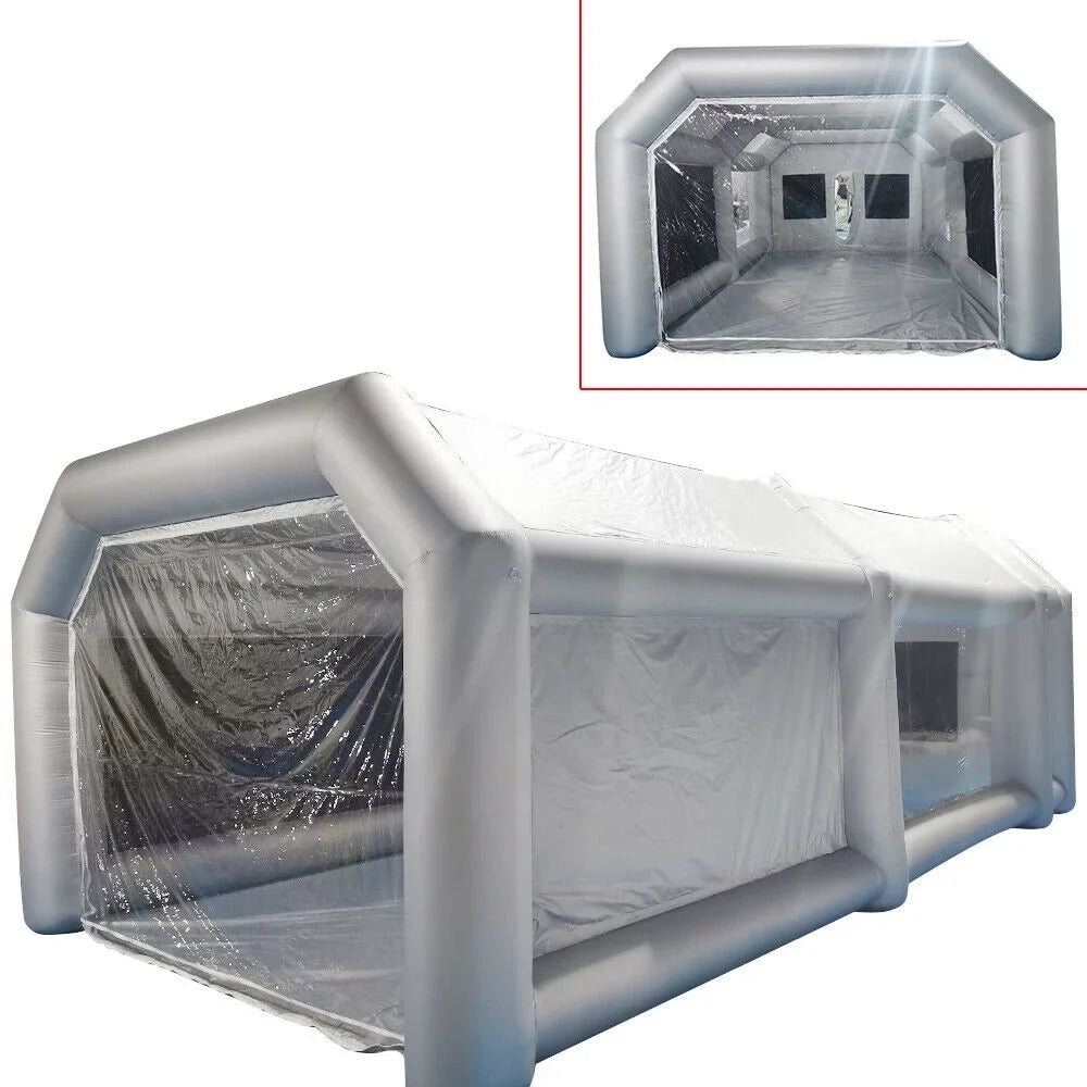 Tent Large 6x3x2.5m Air Car Paint Booth with Portable OUKANING Paint Filter Inflatable Car
