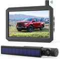 Supports Cameras, Monitor Back 2 5 Camera Trailer Wireless Pickup, HD for Installation for DIY Backup SunGo2 Up True Truck, Wireless Kit Systems Car, Solar Camera Inch