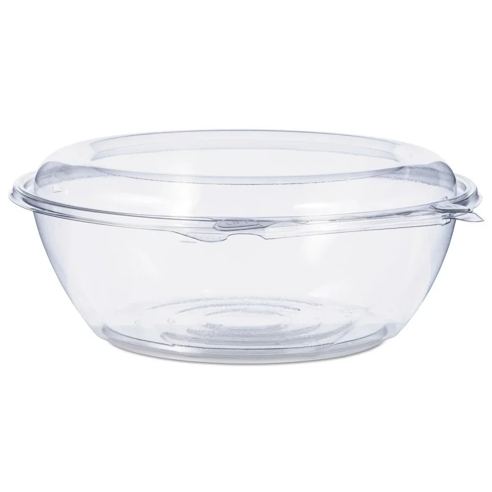 8.9 Tamper-Evident Bowls Lid, 100/Carton 48 Dart x Tamper-Resistant, oz, Clear, Dome Diameter 3.4h, with Plastic,