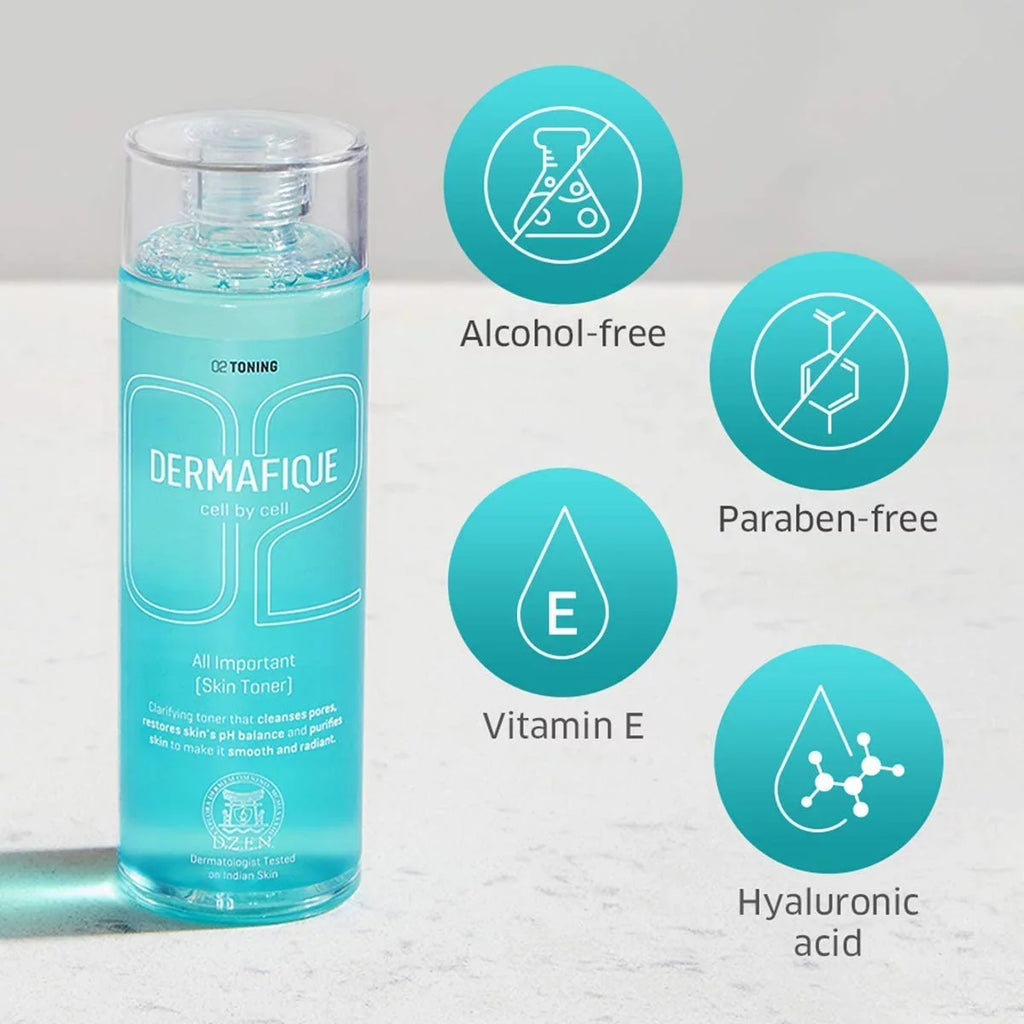 150ml Dermafique All Toner, Aqua Important Skin Marine,
