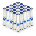 50 2.5x20" micron Cartridge Water Sediment Pleated 25 Filter Pack Poly