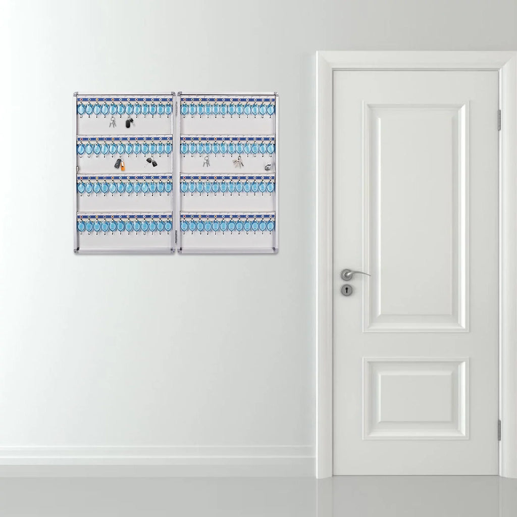 Box Wall Organizer Silver Box Cabinet Key Lock Key Mount Cabinet 96 Safe Storage
