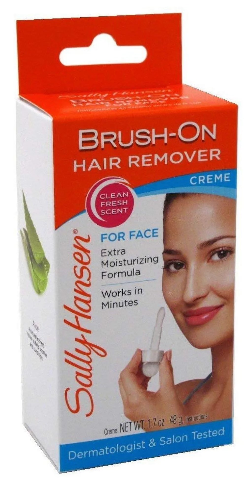 '- Hansen Achieved! Skin, Facial Effortlessly Hair-Free (3 Pack) Remover Brush-On Hair Flawless Sally