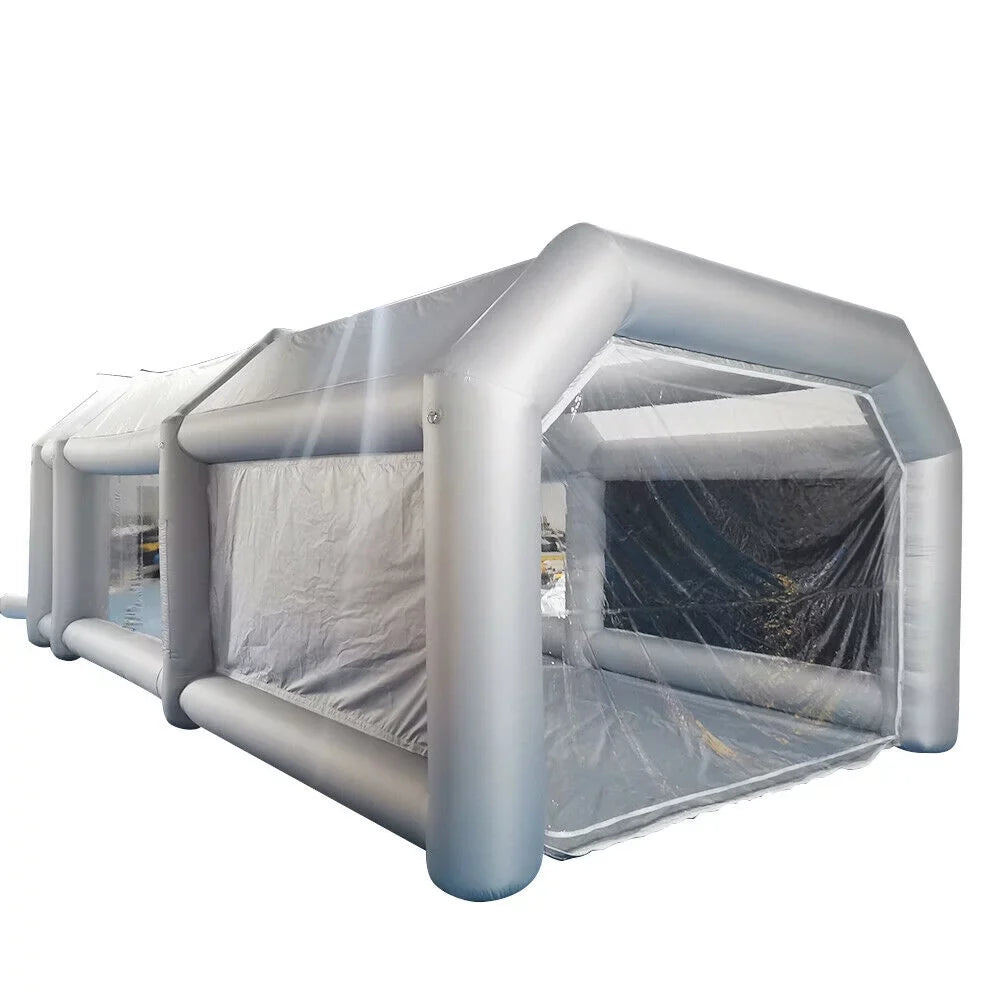 Tent Large 6x3x2.5m Air Car Paint Booth with Portable OUKANING Paint Filter Inflatable Car