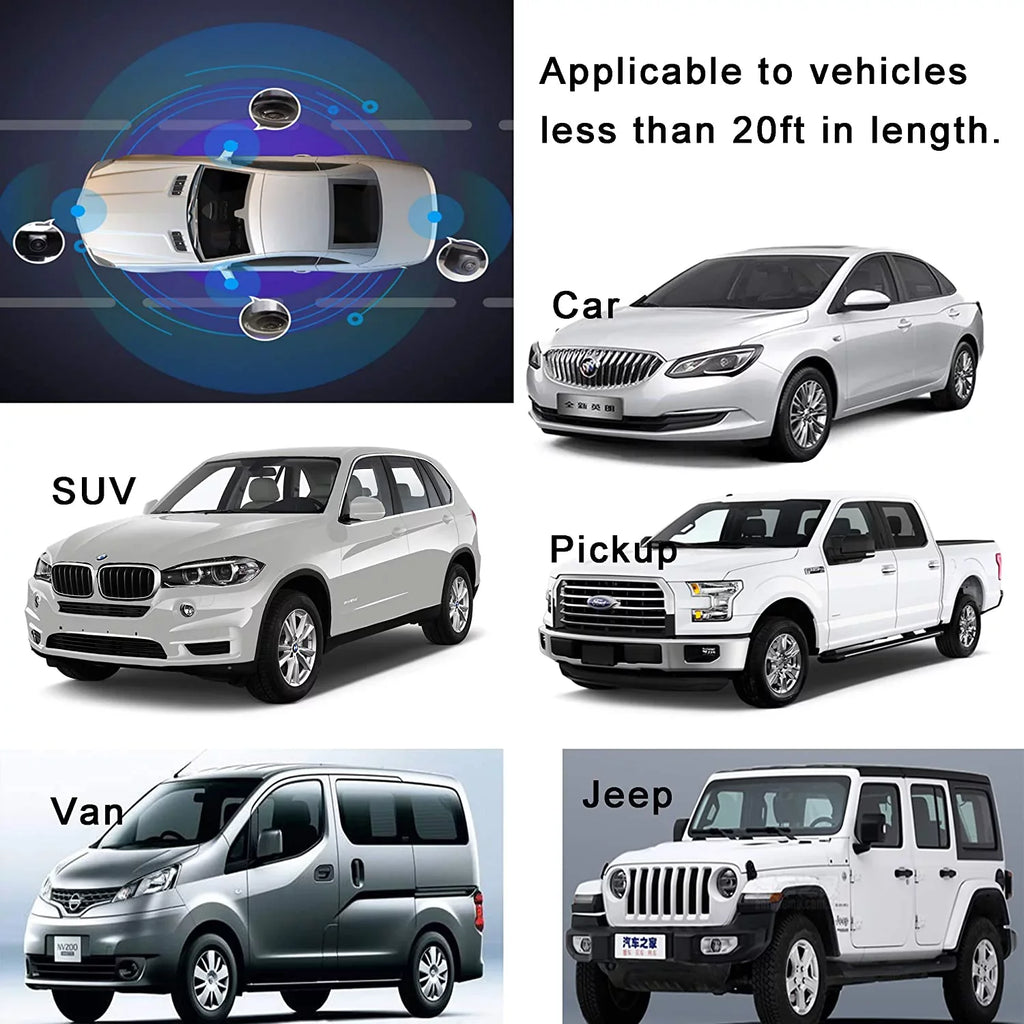for Panoramic System Rear View 360 Car View View All Universal System Car Camera DVR Weivision Record All Bird Degree Round