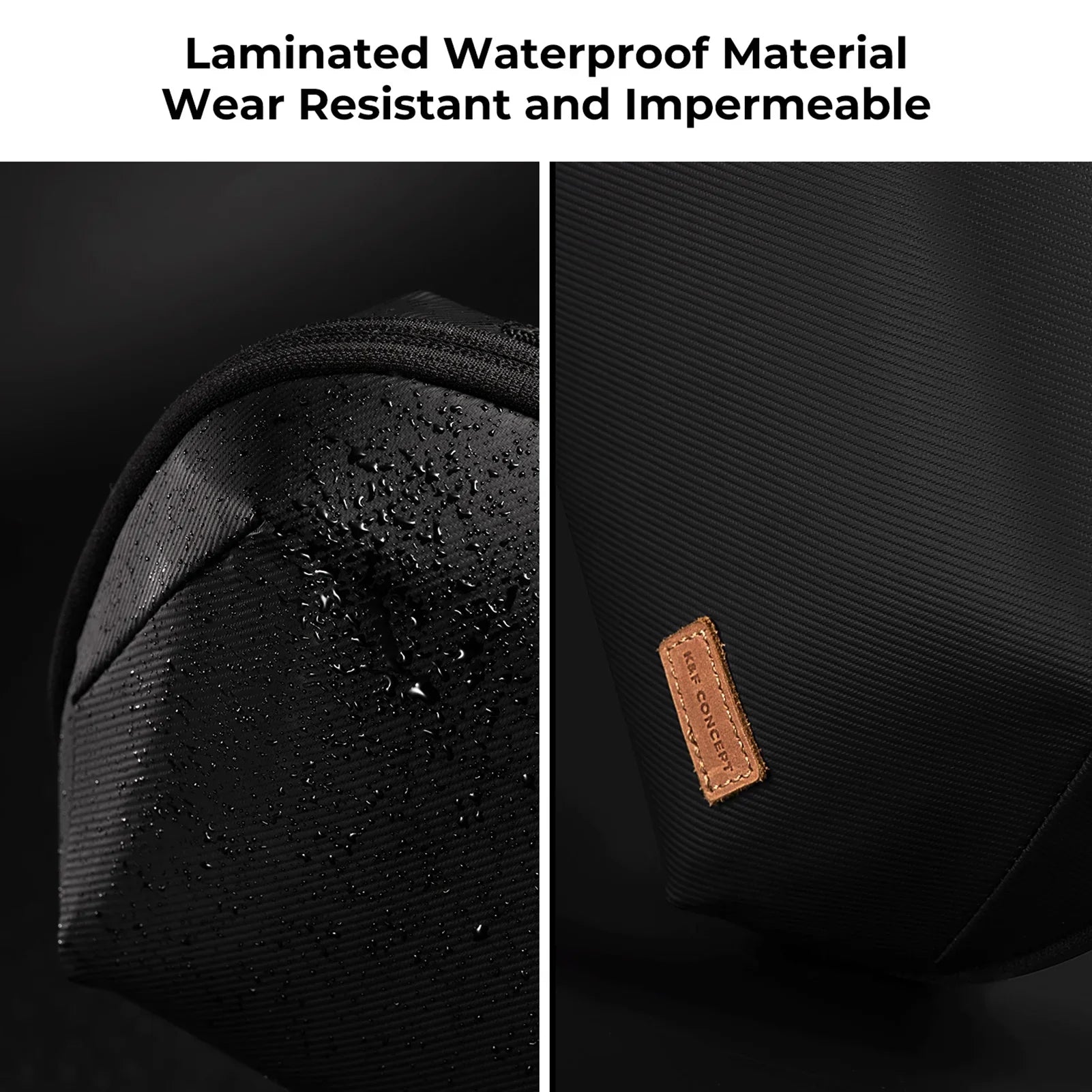 Waterproof for Shockproof K&F Phone Camera Compartments 4L Large with Storage Lens Photography Digital Bag Capacity CONCEPT KF13.130 Camera