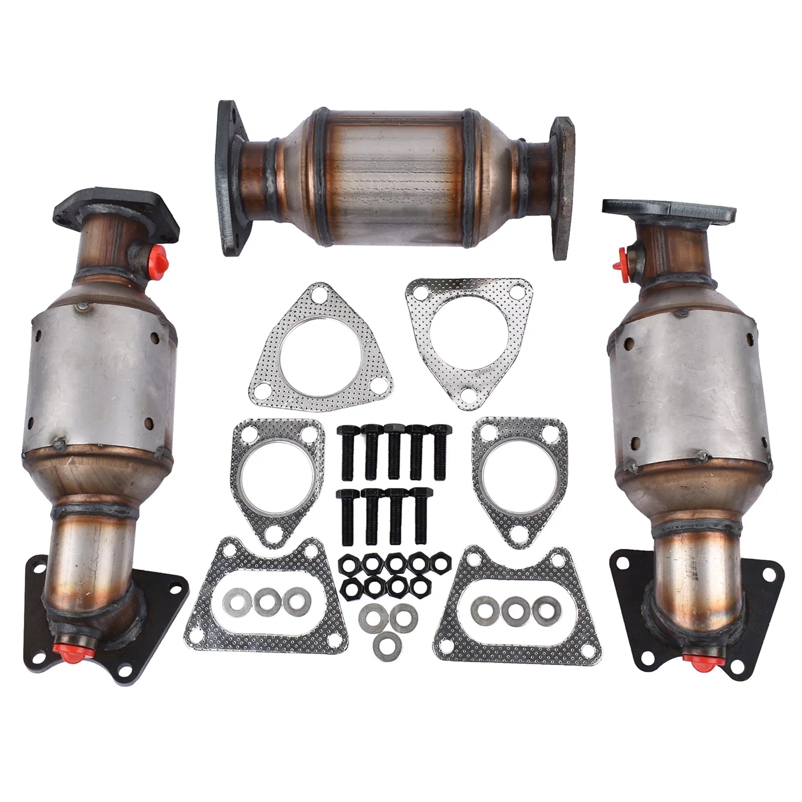 2005-2008 Set Replacement 3.5L Converters Pilot for GELUOXI Catalytic 45106-45107-45108 Honda